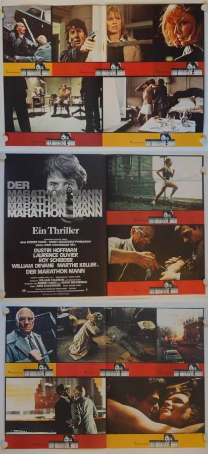 The Marathon Man original release german doublepanel movie poster set